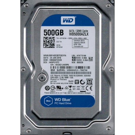 HDD 500 Go 3.5" WESTERN DIGITAL